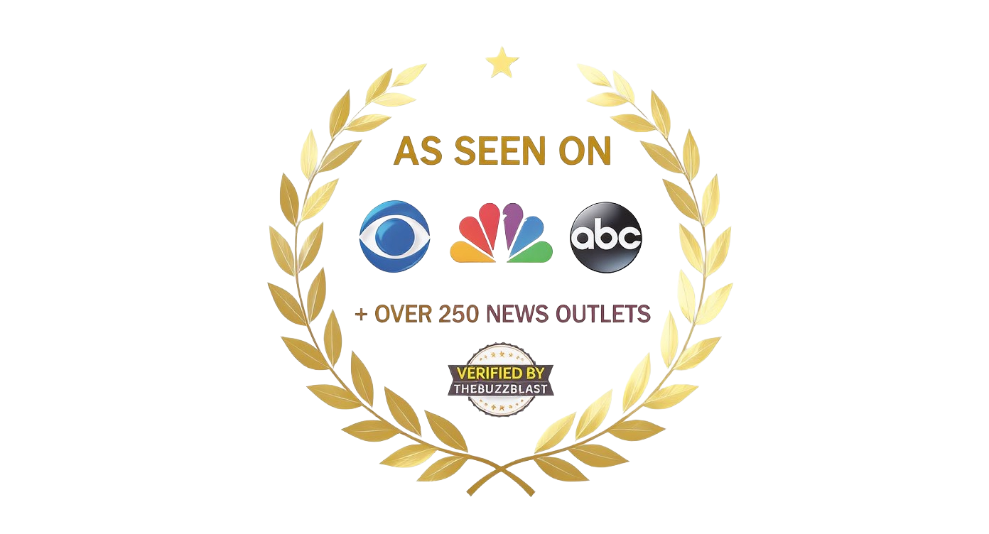 As seen on CBS, NBC, ABC — over 250 news outlets